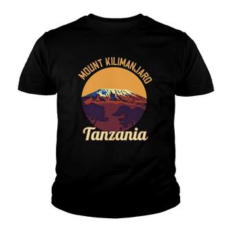 Mount Kilimanjaro Mountain Climber Gift Expedition Explorer Youth T-shirt - Thegiftio UK