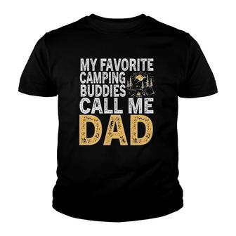My Favorite Camping Buddies Calls Me Dad Essential Youth T-shirt - Seseable