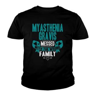 Myasthenia Gravis Awareness Mg Survivor Youth T-shirt - Thegiftio UK