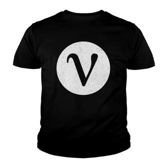 Neutrino Symbol Science Lovers Gift Youth T-shirt - Thegiftio UK