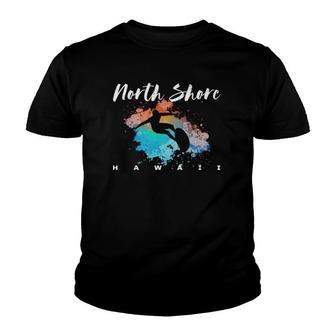 North Shore Hawaii Oahu Surfing Beach Vacation Trip Vintage  Youth T-shirt
