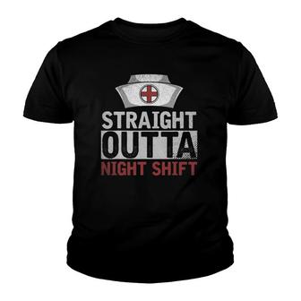 Nursing Hospital Healthcare Night Shift Nursery Nurse Youth T-shirt - Thegiftio UK