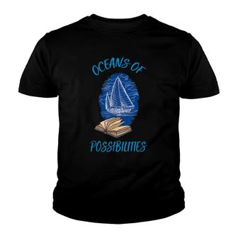 Oceans Of Possibilities Summer Reading 2022 Youth T-shirt - Thegiftio UK