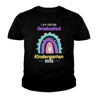 Officially Graduated Kindergarten - Graduation Class Of 2022 Youth T-shirt - Thegiftio UK