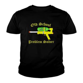 Old School Problem Solder Super Soaker Gun Youth T-shirt - Thegiftio UK