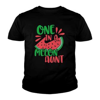 One In A Melon Aunt Watermelon Youth T-shirt - Thegiftio UK