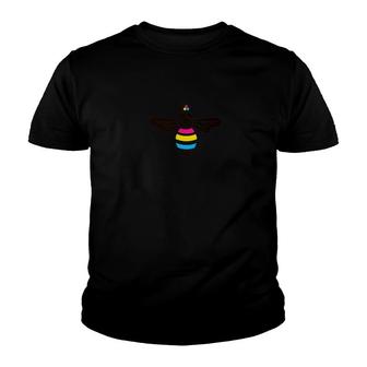 Pansexual Pride Bee Flag Lgbt Awareness Equality Youth T-shirt - Monsterry AU