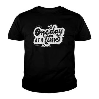 Patience Take It One Day At A Time Youth T-shirt | Mazezy