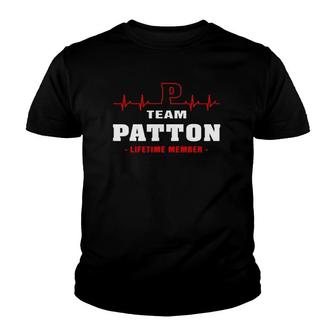 Patton Surname Family Last Name Team Patton Lifetime Member Youth T-shirt - Seseable