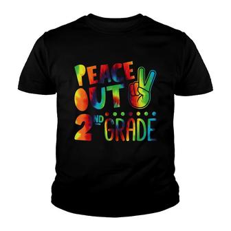 Peace Out 2Nd Grade Graduation Last Day School 2021 Youth T-shirt - Thegiftio UK