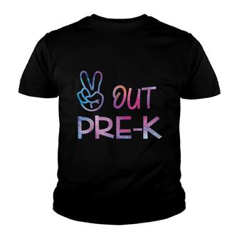 Peace Out Pre-K - Last Day Of School Pre-K Graduate Youth T-shirt - Thegiftio UK