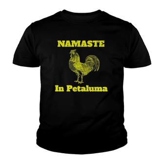 Petaluma Proud Namaste In Petaluma California Youth T-shirt | Mazezy