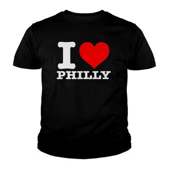 Philly - I Love Philly - I Heart Philly Youth T-shirt | Mazezy