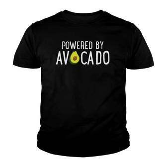 Powered By Avocado Funny Guacamole Youth T-shirt - Thegiftio UK