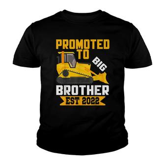 Promoted To Big Brother Est 2022 Funny New Brother Youth T-shirt - Seseable