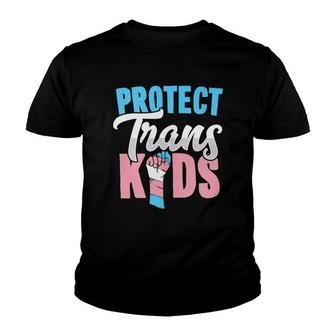 Protect Trans Kids Lgbtq Pride Transgender Equal Rights Art Youth T-shirt - Seseable
