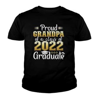 Proud Grandpa Of A Class Of 2022 Graduate Senior Graduation V2 Youth T-shirt - Thegiftio UK
