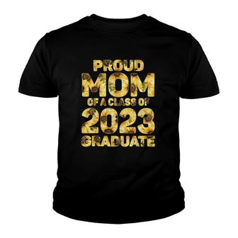 Proud Mom Of A Class Of 2023 23 Graduate Sunflower Family V2 Youth T-shirt - Thegiftio UK