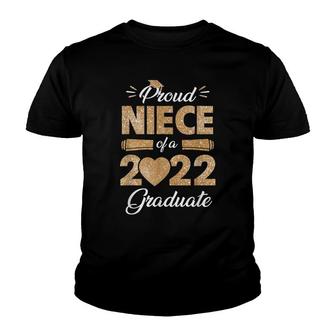 Proud Niece Of A Class Of 2022 Graduate Senior 22 Youth T-shirt - Thegiftio UK