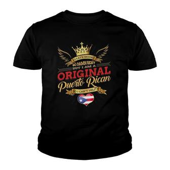 Puerto Rico Flag Souvenirs For Puerto Ricans Men & Women Youth T-shirt | Mazezy