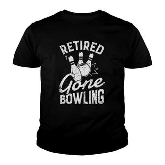 Retired Gone Bowlingmen Women Bowler Bowlers Gifts Youth T-shirt - Thegiftio UK