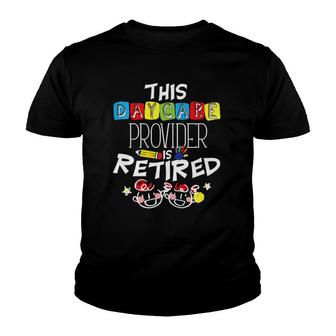 Retirement Daycare Child Care Provider Gift Youth T-shirt - Thegiftio UK