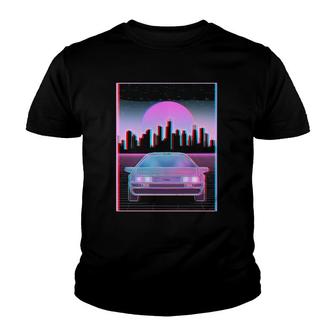 Retro Sports Car Japanese Otaku Aesthetic Vaporwave Art Youth T-shirt - Thegiftio