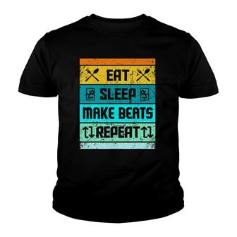 Retro Vintage Music Producer Beat Maker Youth T-shirt | Mazezy