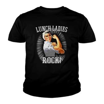 Rosie The Riveter Lunch Lady S Cafeteria Worker Youth T-shirt - Thegiftio UK