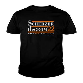 Scherzer Degroms Baseball Lover Gift Youth T-shirt - Thegiftio UK