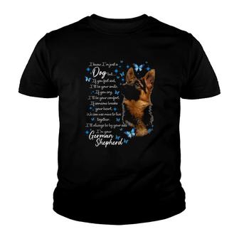Shepherd German Dog Friend Quotes Youth T-shirt - Thegiftio UK