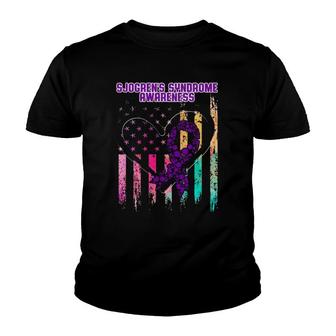 Sjogrens Syndrome Survivor Learn Warrior Youth T-shirt - Thegiftio UK