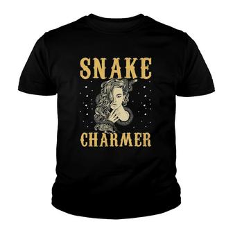 Snake Charmer Circus Snake Lover Gift Youth T-shirt - Thegiftio UK