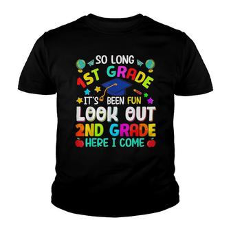 So Long 1St Grade 2Nd Grade Here I Come Graduation 2022 Youth T-shirt - Thegiftio UK
