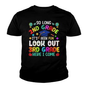 So Long 2Nd Grade 3Rd Grade Here I Come Graduation 2022 Youth T-shirt - Thegiftio UK