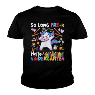 So Long Preschool Hello Kindergarten Funny Teacher Pre-K Youth T-shirt - Thegiftio UK