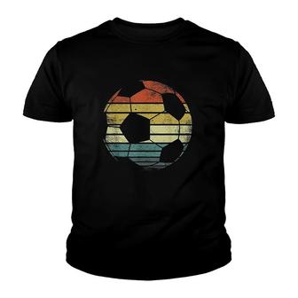 Soccer Player Ball Vintage Style Coach Youth T-shirt - Monsterry