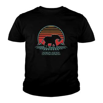 South Africa Retro Vintage 80S Style Youth T-shirt | Mazezy