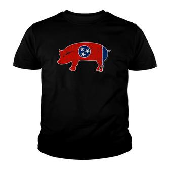 State Of Tennessee Barbecue - Pig Hog Bbq Competition Youth T-shirt - Thegiftio UK
