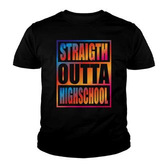Straight Outta Highschool Holiday Vaccation Summer Youth T-shirt - Thegiftio UK