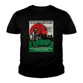 Support The Black Liberation Army And All New Afrikan Freedom Fighters Youth T-shirt - Thegiftio UK