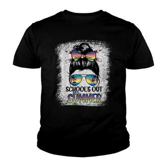 Teacher End Of Year Schools Out For Summer Last Day Youth T-shirt - Thegiftio UK