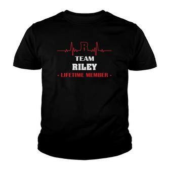 Team Riley Lifetime Member Blood Completely Family Youth T-shirt | Mazezy