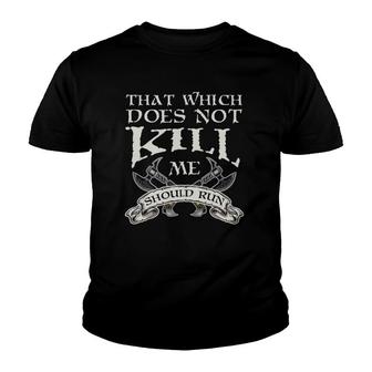 That Which Does Not Nordic Viking Warrior Norse Viking Youth T-shirt - Thegiftio UK