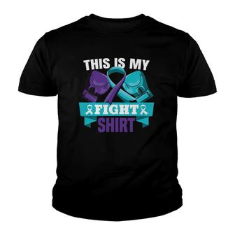 This Is My Fight Rheumatoid Arthritis Fighter Strong Youth T-shirt - Thegiftio UK