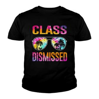 Tie Dye Class Dismissed Last Day Of School Teacher V2 Youth T-shirt - Thegiftio UK