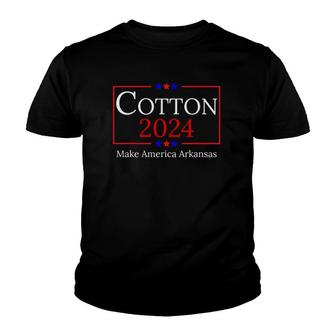 Tom Cotton 2024 Make America Arkansas Republican President Youth T-shirt - Thegiftio UK