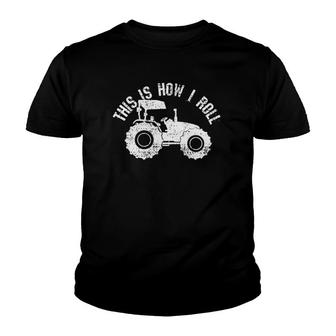 Tractors Farmer Rancher Funny Saying Vintage Gift Youth T-shirt - Thegiftio