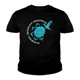 Trigeminal Neuralgia Warrior Trigeminal Neuralgia Awareness Youth T-shirt - Thegiftio UK