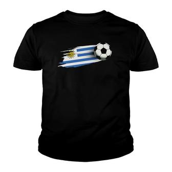 Uruguay Flag Jersey Uruguayan Soccer Team Uruguayan Youth T-shirt - Thegiftio UK